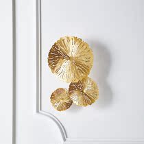 Belcarl India imported light luxury all copper gold water lily wall hanging living room flower wall decoration wall decoration wall hanging