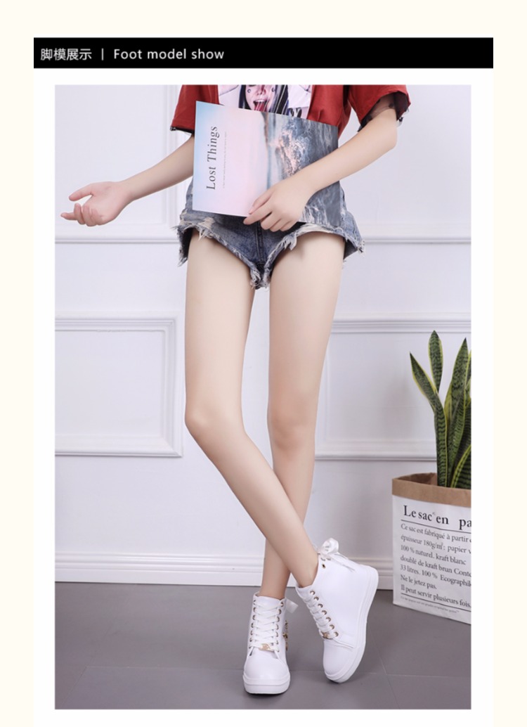 Thu đông 2018 mới cộng với giày cao gót nhung nữ tăng phiên bản Hàn Quốc của giày trắng hoang dã giày thể thao thủy sinh giày thể thao nữ cao cấp