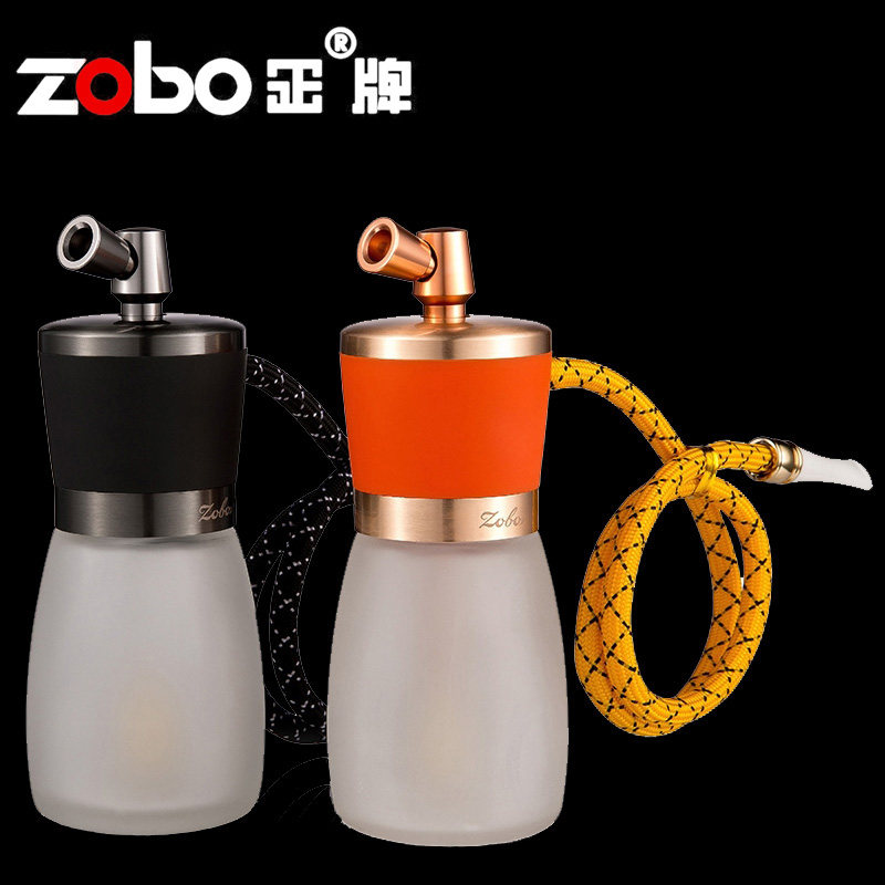 Positive Zobo Zobo Water Smoke Pot Water Smoke Bucket Glass Personality Creative Portable Arabia Filter Large Burn Pan Full of Dual Use