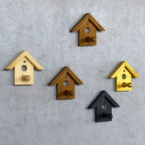 Clothing Store Hook Upper Wall Positive Hanging Rack Childrens Clothing Store Decoration Front Hanging Clothes Hanger Solid Wood Small Room Wall-mounted Shelf