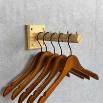 Clothing Store Hook Point Hanging Solid Wood Retro upper wall Wall-hanging Clothes Rack Womens Clothing Clothes Hanger clothes rack Hanger Racks