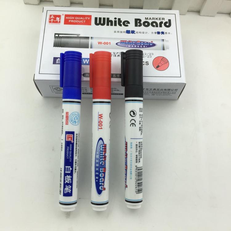 5,000 whiteboard W - 001 whiteboard with ink can be ink - wiped pen red blue and black water - based 10 pack