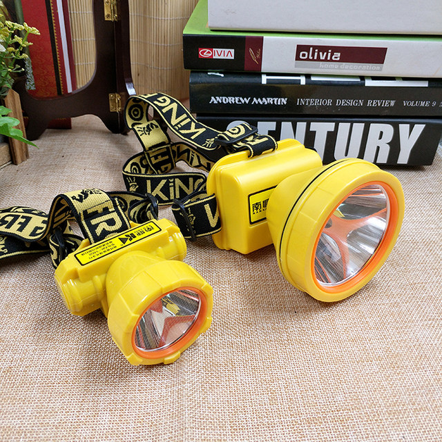 Ultra-light strong light rechargeable ultra-bright head-mounted flashlight mini lithium battery small headlight miner's lamp outdoor electric light