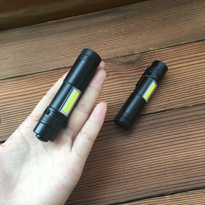 Mini Flashlight Small Portable Side Flashlight Rechargeable Super Bright Multi-function Outdoor LED work Light Miniature
