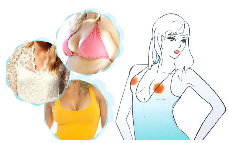 Sữa dán cô gái siêu mỏng chống va chạm ngực nhỏ dán ngực mùa hè quầng vú chống ánh sáng vô hình áo ngực vú núm vú dán ngực