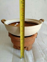 Hot pot casserole charcoal barbecue barbecue meat stew soup heating carbon edge stove hotel red mud stove farmhouse hotel charcoal stove