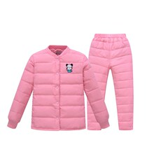 7 Childrens down jacket liner 8 sets 9 girls 12-year-old girl winter clothes middle and big children warm two-piece 10-15