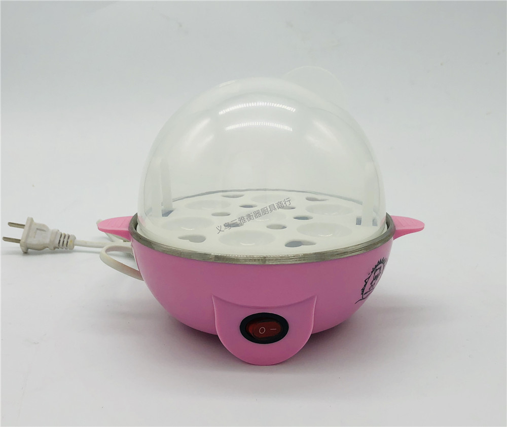 Giải phóng mặt bằng đặc biệt! Trứng luộc mini có thể hấp đồng thời 7 quả trứng và tiết kiệm điện. - Nồi trứng nồi lẩu mini có tay cầm