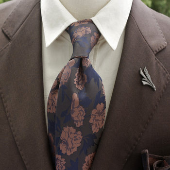 Retro Pattern Men's and Women's Ties, Formal Wear, Business, Versatile, Artistic, Casual, Green, Coffee Color, Cashew Pattern, Wedding, Photo Shoot, Annual Meeting