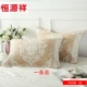 Heng Yuan Xiang bông jacquard khăn khăn dày mục vụ những người yêu thích gối gạc cotton thoáng khí - Khăn gối