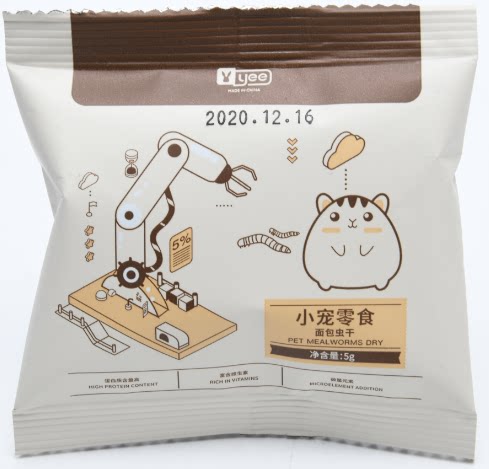 Oil paper moms hamster flowers and mice snacks domestically made YEE worm dry series bread worm or black water fly