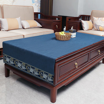 National trend style chinese tablecloth solid wood furniture anti-scalding and dustproof National trend style chinese tablecloth solid wood furniture anti-scalding and dustproof