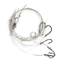 Special price Iseini wire string hook fishing hook fishing group Anti-winding white bar Iseini string hook mouth sea pole crucian carp