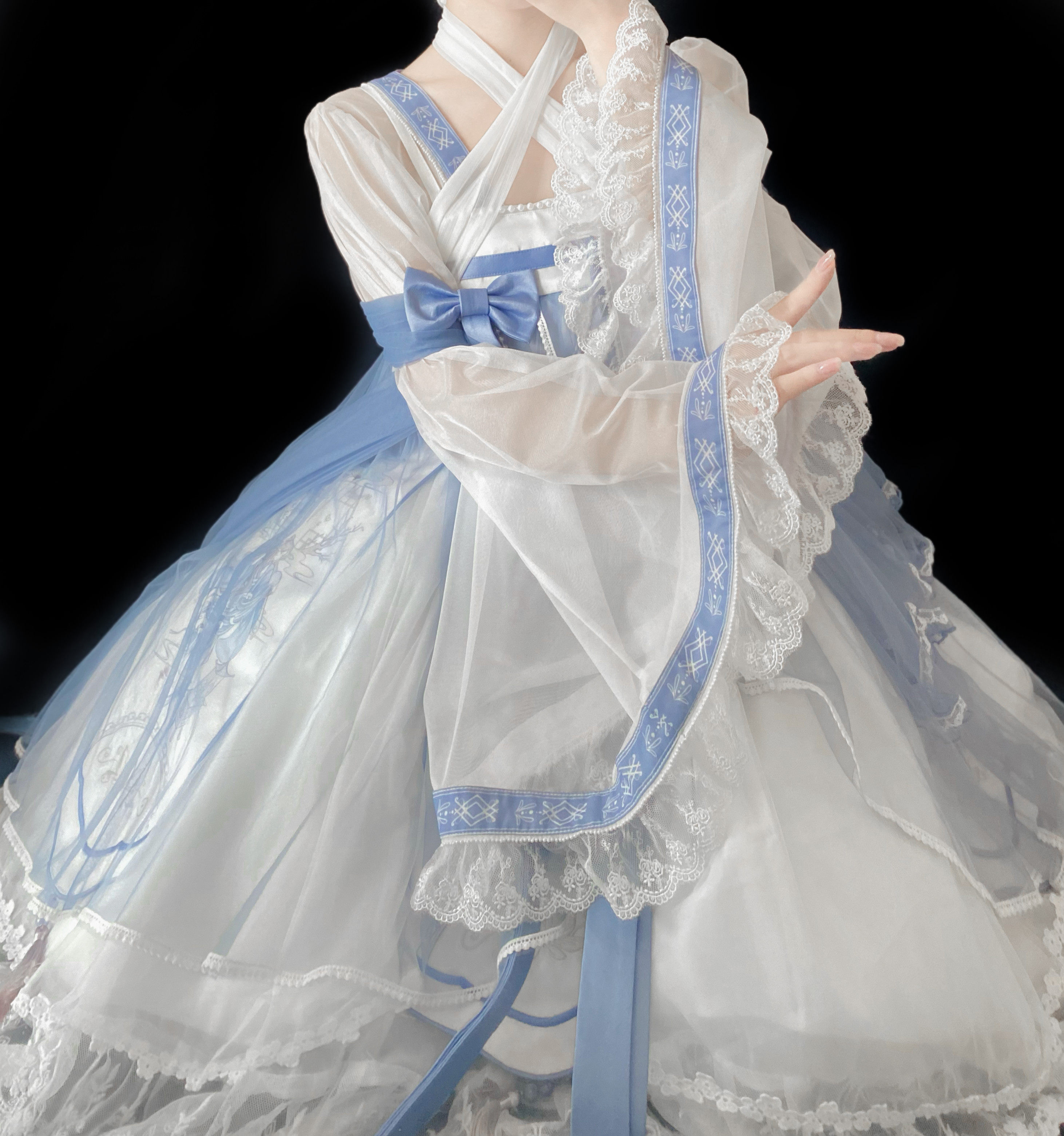 【限定】【希少】eccoゴルフ　22.5cm 正規品青糸紫煙韓国lolitaインナーストラップカーディガン薬大袖薬剤師