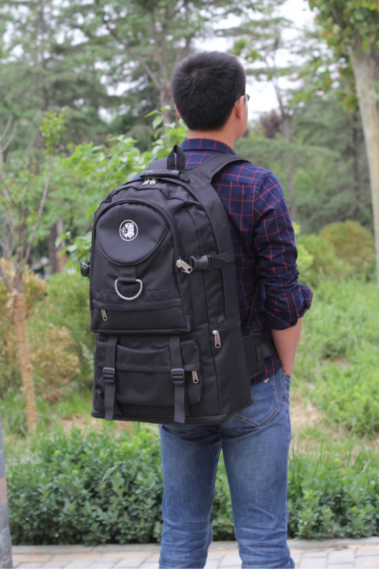 Mới công suất lớn ba lô ngoài trời nam túi leo núi 60L túi đeo vai du lịch đi bộ đường dài để tăng túi thể thao giải trí cấp đi học nữ cấp 2 cá tính