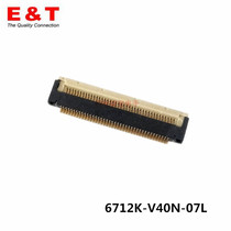 6712k-v40n-07l0 5 pitch FPC FFC connector gold-plated 40p flip type down connection H = 2 0