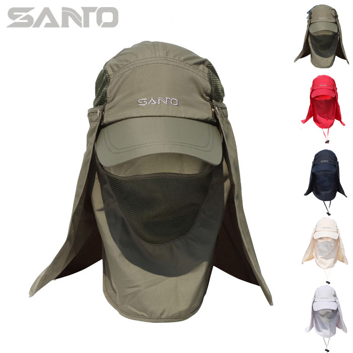 Golf sun protection cap 360 degree anti-UV outdoor quick-drying cap folding shade breathable ball cap hat