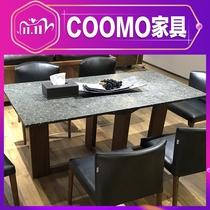 Model furniture flagship store D04 Banno table marble dining table stone walnut table counter