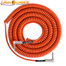 American Lava Retro Coil Orange low noise telephone line guitar bass cable
