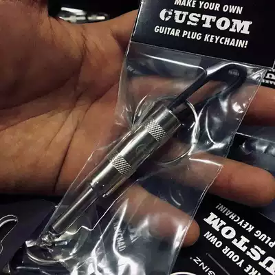 Brand new PLUGINZ guitar wire plug keychain spot