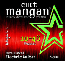 US production of electric guitar strings Curt Mangan Pure Nickel pure nickel series 5 sets