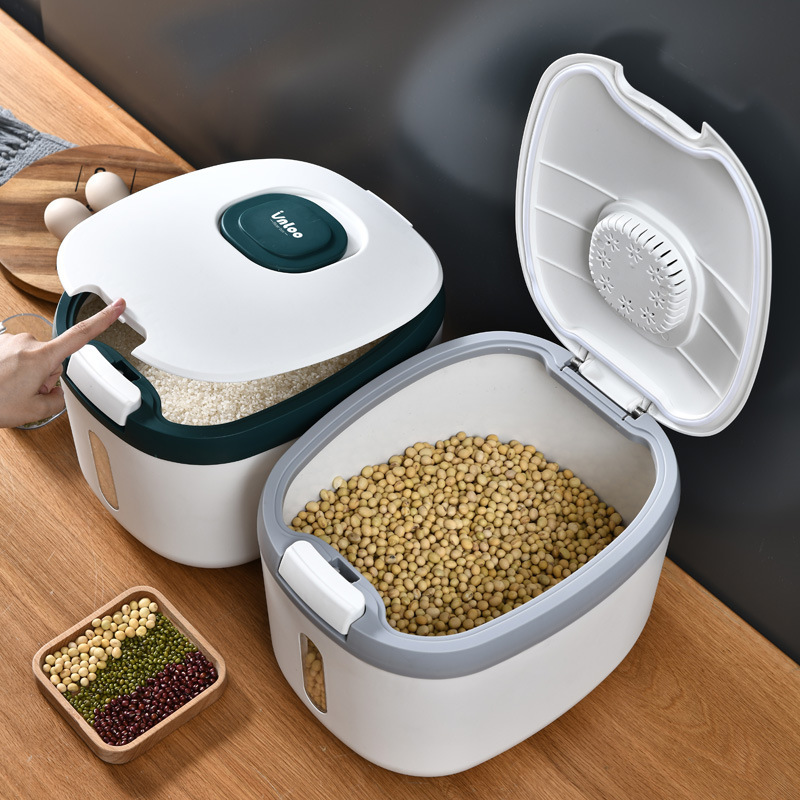 High-end rice tank insect-proof moisture-proof sealed household storage tank flour noodle bucket rice tank grain storage box