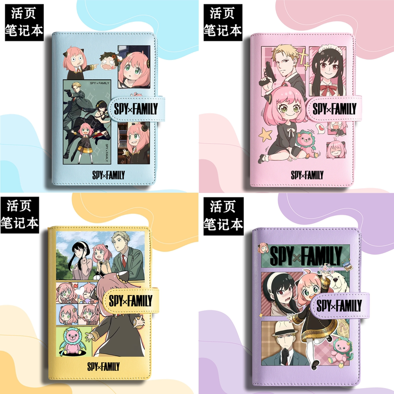 Spy Play House Macaron Loose-Leaf Magnetic Buckle Note Diary Handbook Replaceable Inner Page Notebook Spy Play House Macaron Loose-Leaf Magnetic Buckle Note Diary Handbook Replaceable Inner Page Notebook