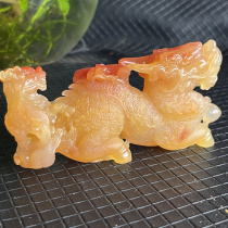 Rui Crown Cuts Natural jade Yunnan Huanglongyu boutique This jewelry Kirin swing piece Looking for Jackie Chan to play the certificate