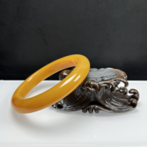 Ruihuang Cui Natural Jade Yunnan Huanglong Jade Fine Jewelry Chicken Oil Yellow Bracelet 58 Rings Jade Bracelet with Certificate