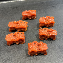 Ruihuang Cui Natural Jade Yunnan Huanglong Jade Fine Jewelry Eggplant Mountain Full Red Overlord Pixiu Pendant Certificate