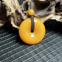 Rui Crown Cuts Natural jade boutique jewel Myanmar stock yellow dragon jade green jade pendant jade pendant jade pendant with certificate