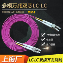 lc-lc multi-mode 10 Gigabit jumper 3 meters om4 lc-lc 10 Gigabit jumper pigtail om4 jumper