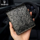 Оригинальный ретро кожаный бумажник для влюбленных, из натуральной кожи