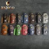 Кожаные ключи от машины ручной работы, ключница подходит для мужчин и женщин, универсальный брелок, из натуральной кожи