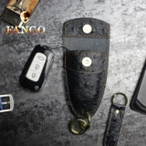 Ключи от машины ручной работы, универсальная кожаная ключница, брелок, «сделай сам», из натуральной кожи, дистанционное управление, страус