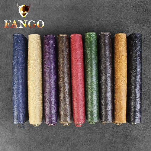 Оригинальный длинный бумажник подходит для мужчин и женщин, маленькая сумка клатч с молнией, кошелек, из натуральной кожи