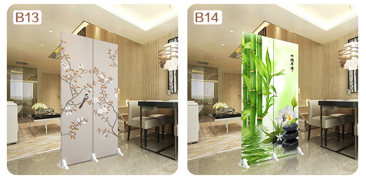 Trung Quốc màn hình phân vùng phòng khách có thể tháo rời màn hình gấp trang trí đơn giản thời trang kinh tế phòng ngủ gấp hai mặt vải - Màn hình / Cửa sổ khung bao cửa gỗ