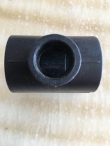 PE pipe fittings PE variable tee 202532 reducing tee socket butt butt Hot Melt Black outdoor water supply pipe tee