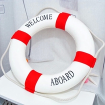 Marine professional Mediterranean solid foam lifebuoy adult lifebuoy decorative swimming ring children underarm swimming ring