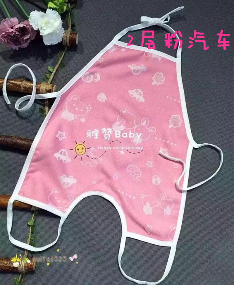 Yazan new bông bé gạc treo chân tạp dề mùa hè chống mát bé phần mỏng bốn mùa bụng đồ ngủ cosplay
