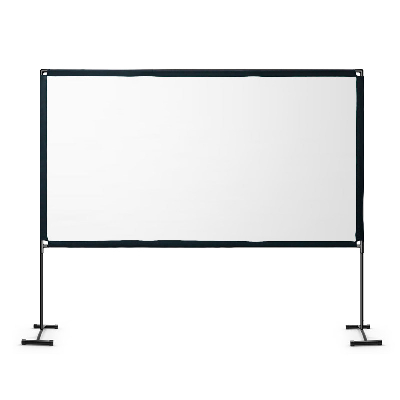 Projector Outdoor Portable Screen Manual Stand Floor-Standing Projection Screen Quick Folding Stand Pole Camping Screen