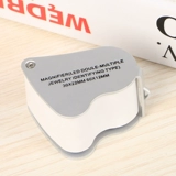 Лупа с подсветкой, маленькое портативное ювелирное украшение из нефрита, увеличение в 60 раз, схема