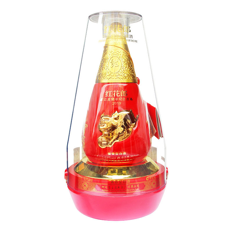 Lang wine red flower groom's own year to remember wine 53-degree red flower pig 750ml sauce fragrant white wine