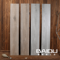 Baido all porcelain imitation solid wood wood grain tiles Nordic non-slip floor tiles living room dining room wood grain tile 200x1200