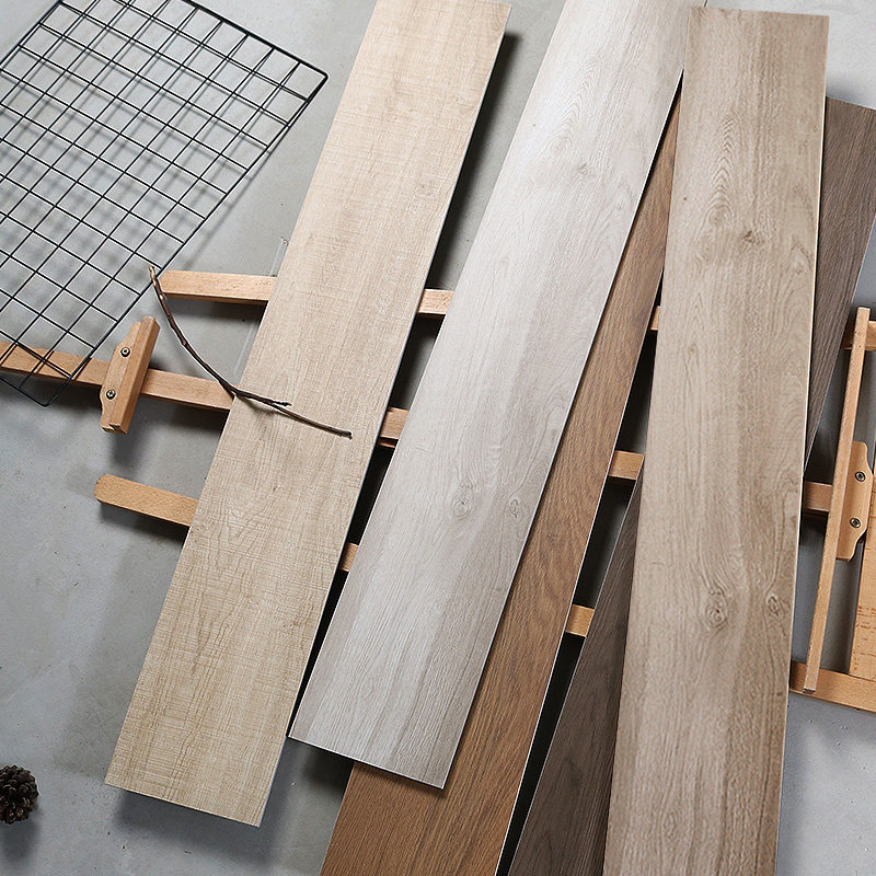 Cypress wood grain brick imitation solid wood modern living room simple bedroom dining room non-slip floor tile log tile 200 1200