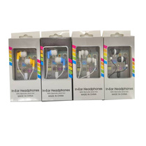 Ordinary headphones headsets MP3 in-ear earplugs 3 5mm radio and walkman headphone cables