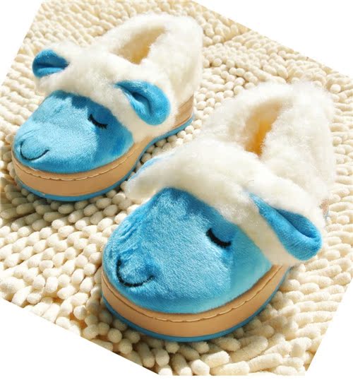 Chaussons enfants en suède pour hiver - semelle caoutchouc - Ref 1020974 Image 35