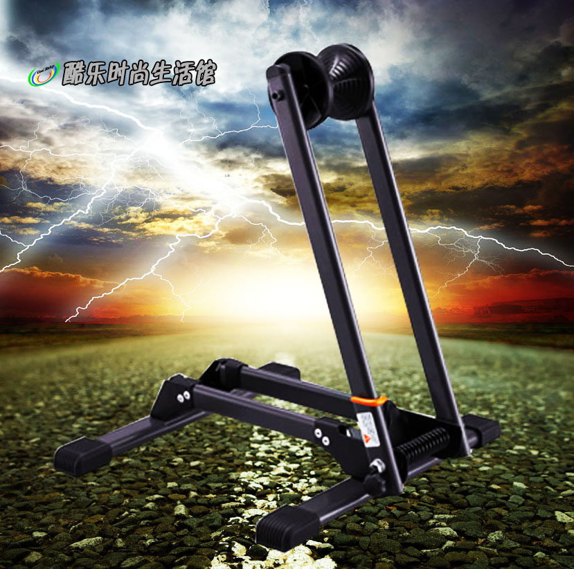 Bicycle parking rack foldable bicycle L-shaped plug-in parking rack repair rack parking rack