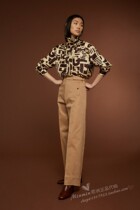 2 Color French Paris soeur French wide leg pants PANTALON LINCOLN