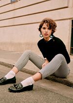 4 colors 21 autumn and winter French Paris designer s high-waisted trousers Clara